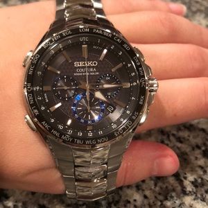 SEIKO watch Coutura radio sync solar